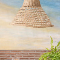 BELL-SHAPED RATTAN LAMP Casa Opeia