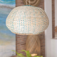 GLOBO VERDE EN MIMBRE