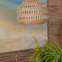 GLOBO DE QUATRO CALADO EN MIMBRE