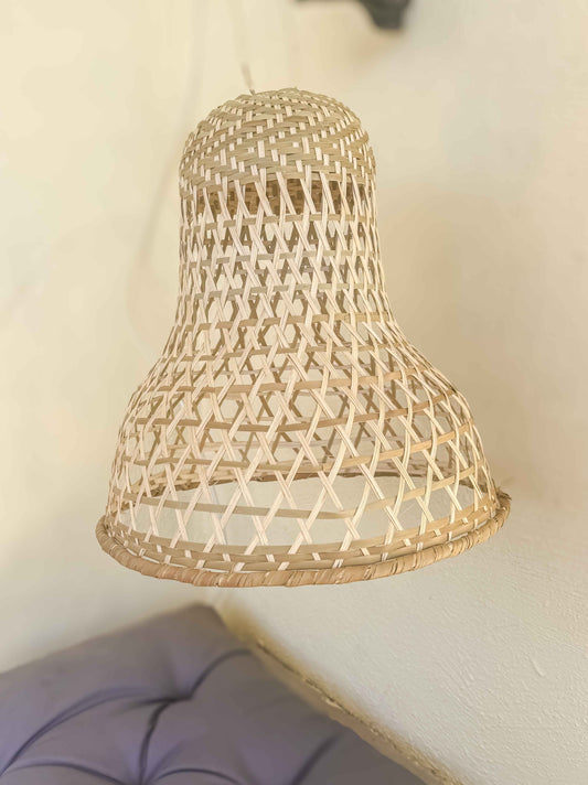 LAMPARA TRAMPAPEZ DE MIMBRE